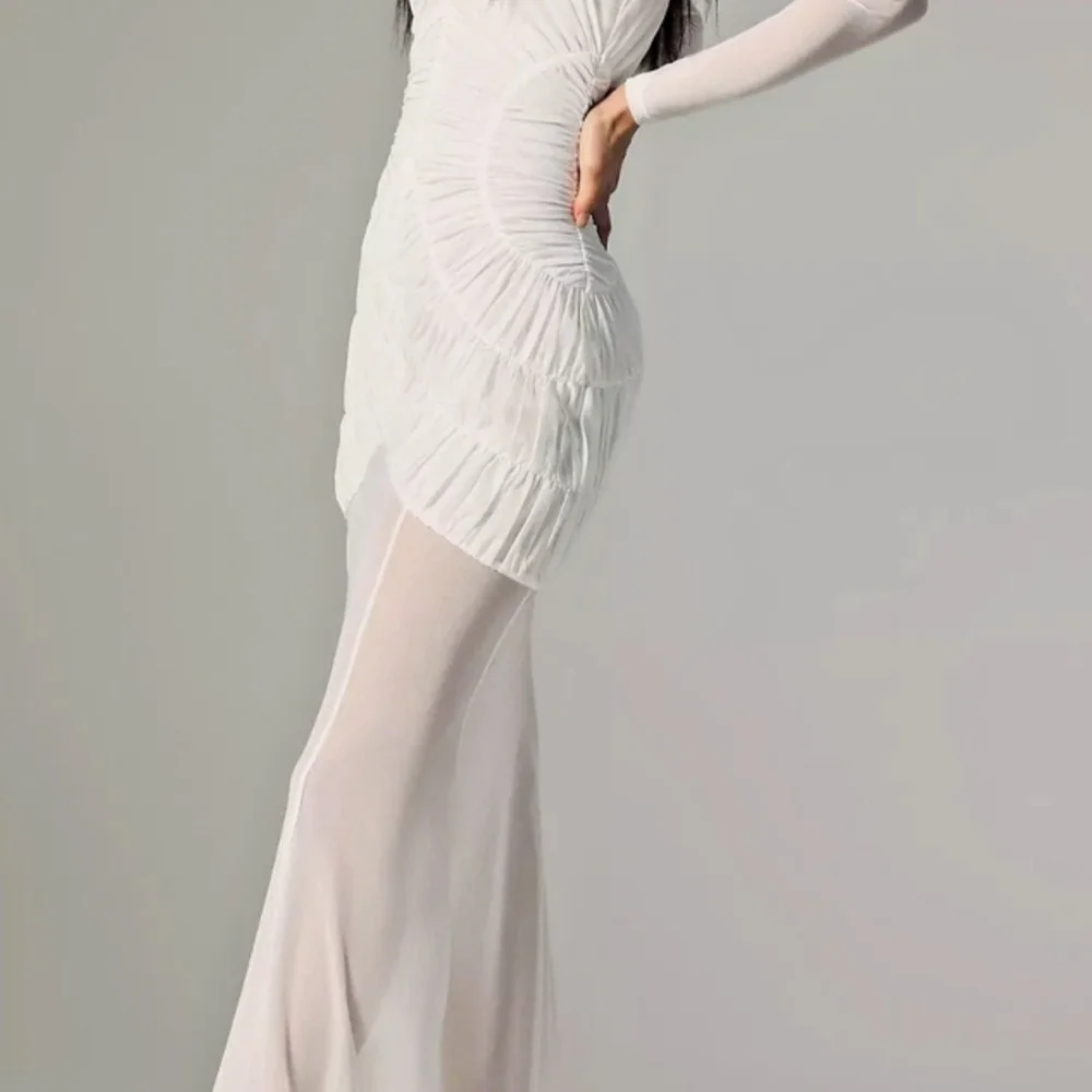 Anthropologie Maxi Dress. Misha Ivory Talitha Evening. Sz Small NWT. - Picture 13 of 16